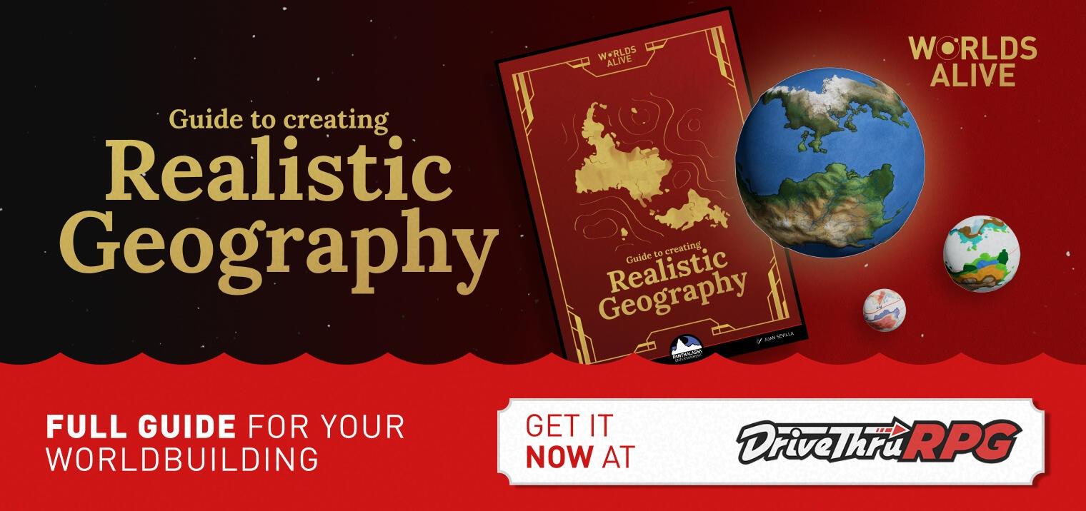 Guide to creating Realistic Geography at DrivethruRPG